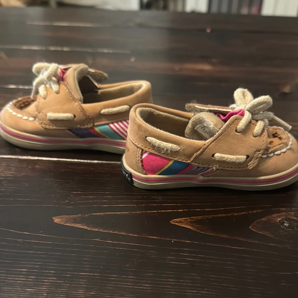 Sperry Tan Moccasins with Nautical Style and Non-Marking Soles